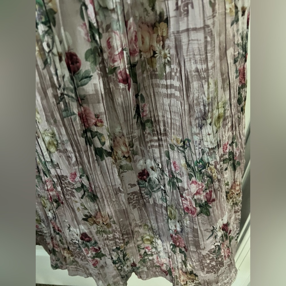 Floral Indian Crop Top Indo Western Outfit - Picture 9 of 14